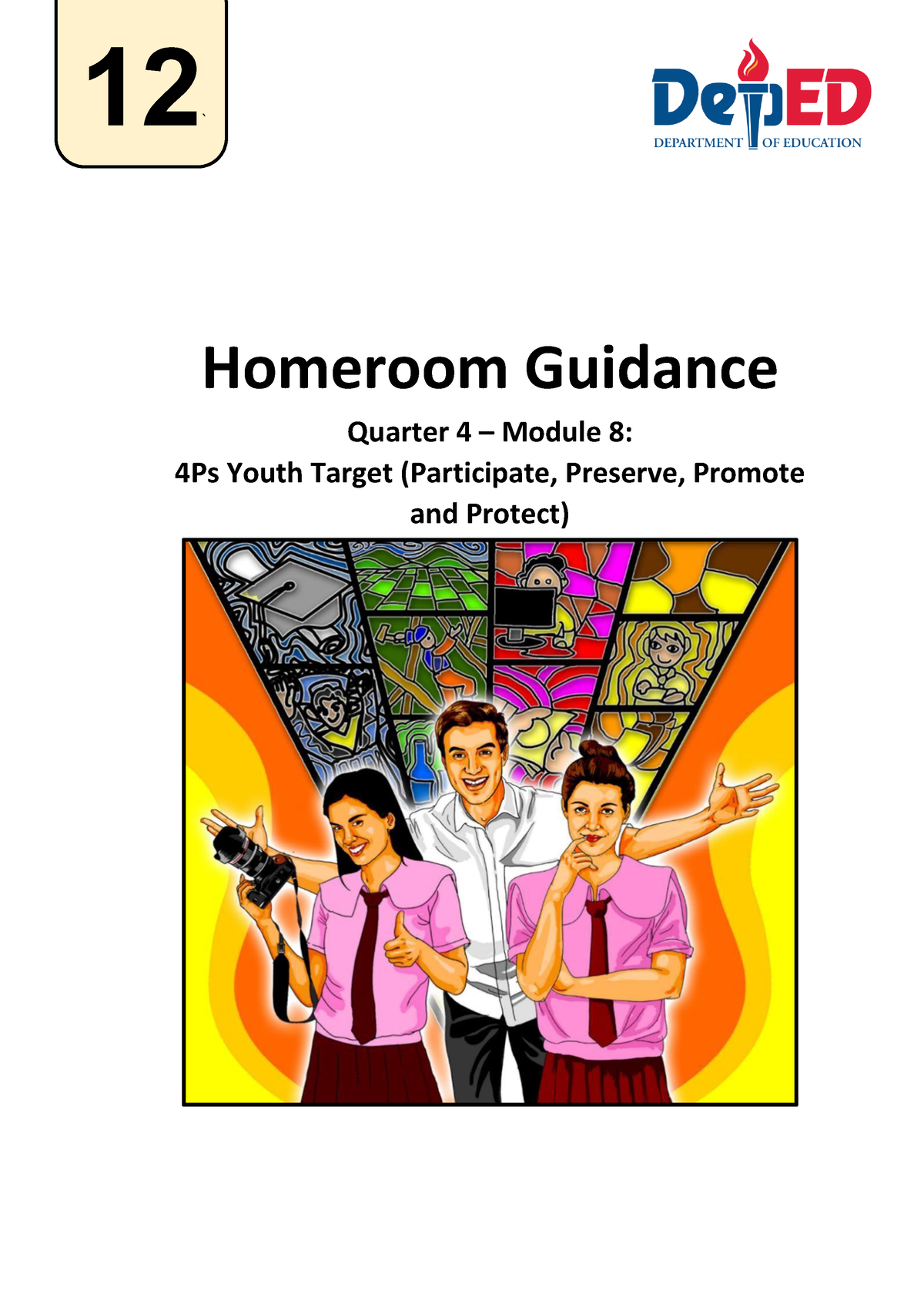 Chua G12 Q4 Module 8 09242021 12 ` Homeroom Guidance Quarter 4 Module 8 4ps Youth Target 9210