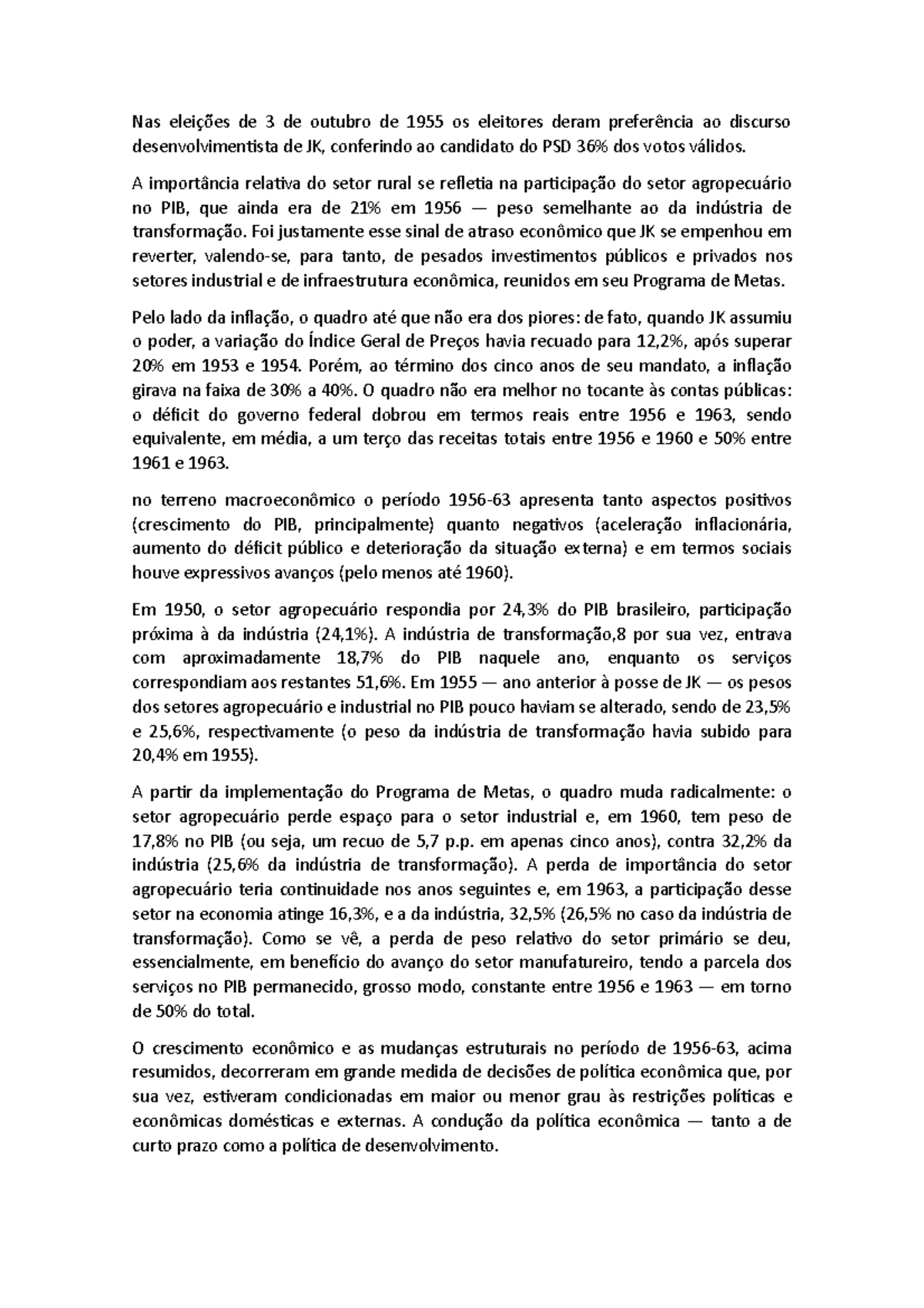 Governo 1955 JK 50 anos em 5. O desenvolvimentista. Nas eleições de 3 de outubro de 1955 os Governo 1955 JK 50 anos em 5. O desenvolvimentista. Nas eleições de 3 de outubro de 1955 os