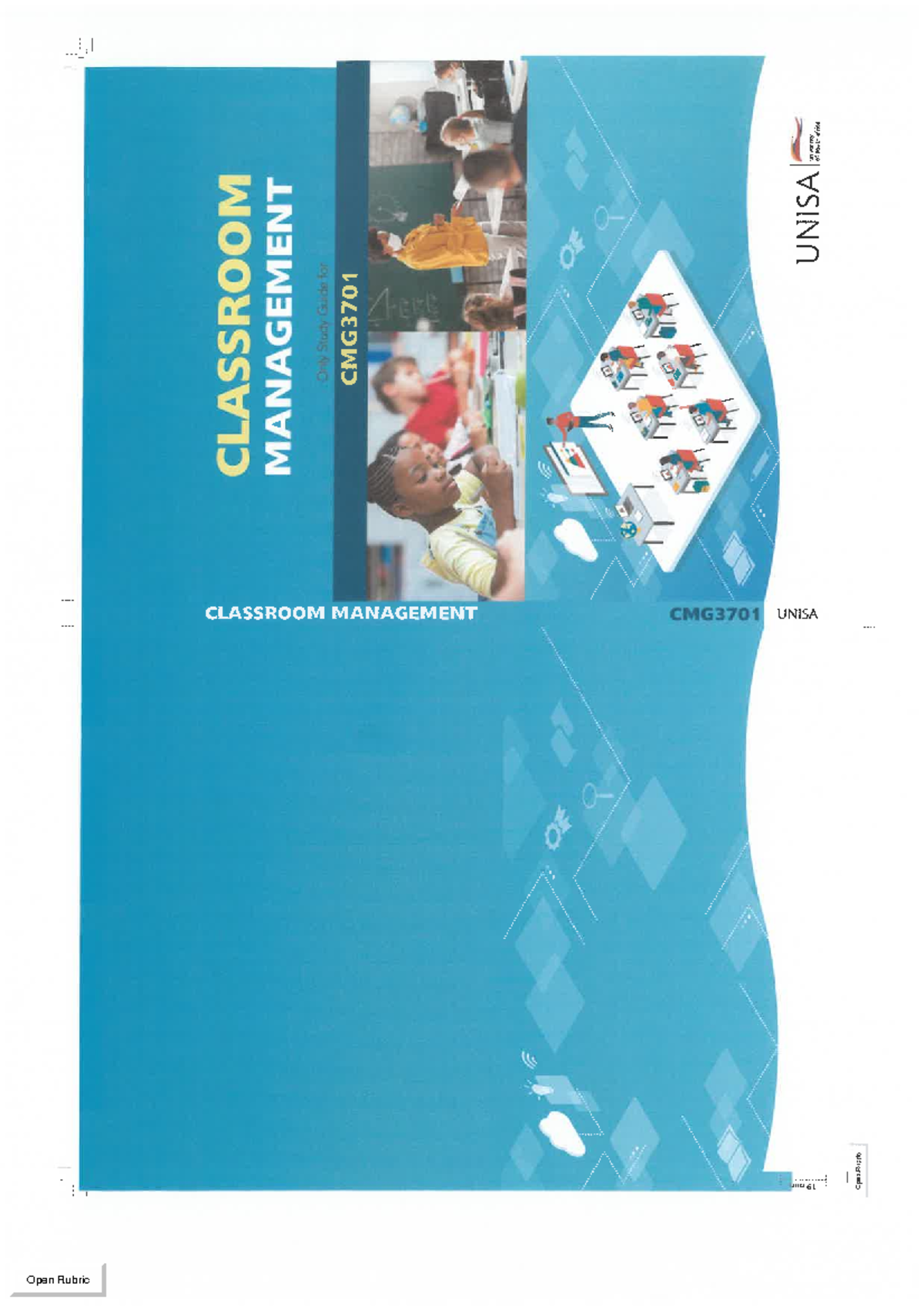 CMG 3701 Study guide 2022 Unisa - CLASSROOM MANAGEMENT Only Study Guide ...