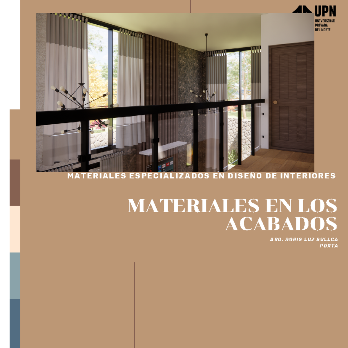 Portafolio Diseño DE Interiores - MATERIALES EN LOS ACABADOS M A T E R ...