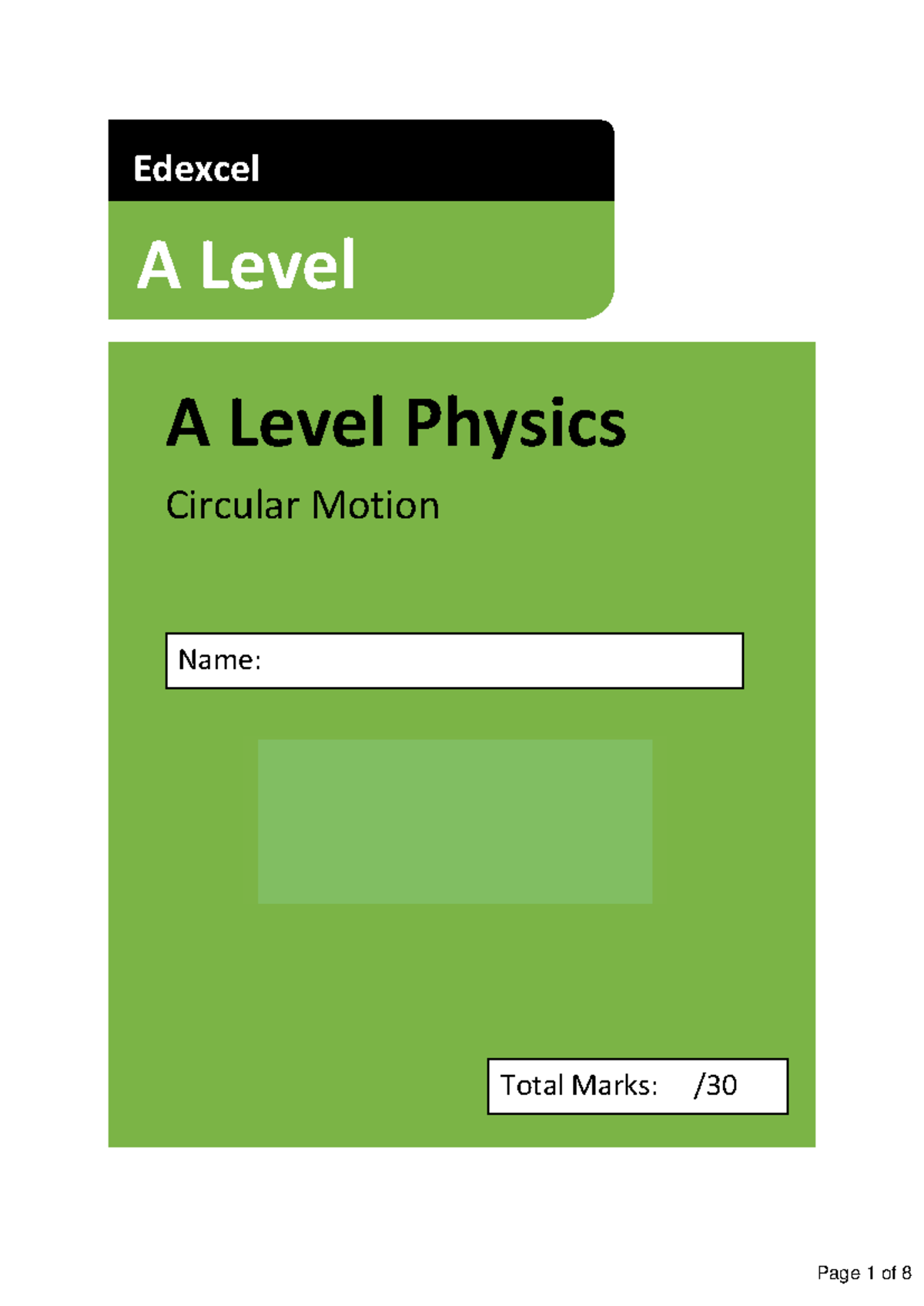 A Level Physics Circular Motion Questions Edexcel - Edexcel A Level A ...