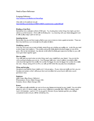 Arduino-notes - Notes - Need to Know Reference Language Reference Also ...