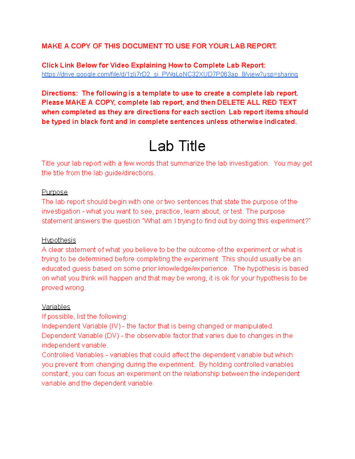 RAIL Lab Report Template - MAKE A COPY OF THIS DOCUMENT TO USE FOR YOUR ...