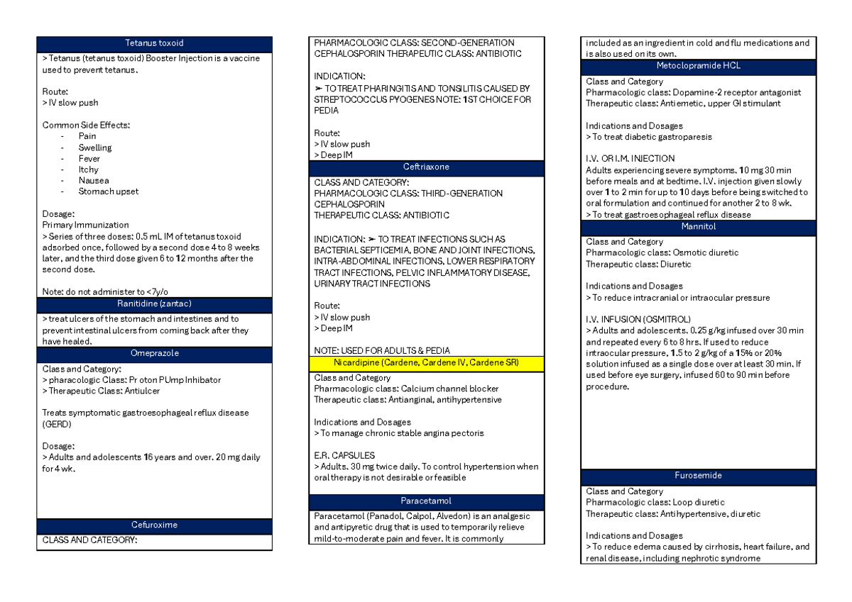 Emergency-ROOM- Drugs - Tetanus toxoid > Tetanus (tetanus toxoid ...
