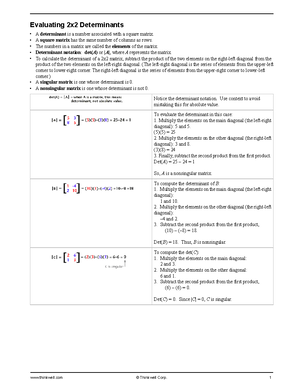 Precalc II 2 - III. Limits In Mathematics, A Limit Is A Way To Describe ...