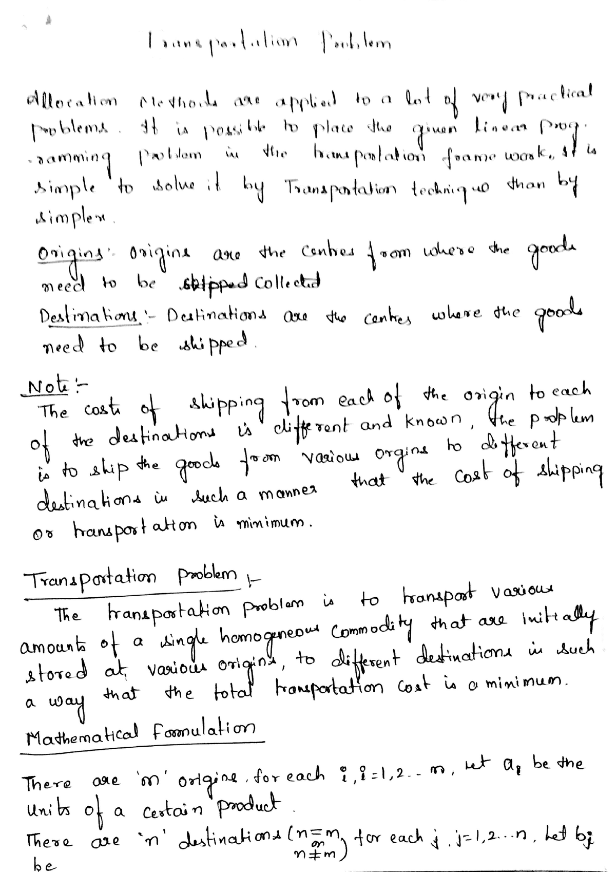 transportation-problem-operations-research-studocu