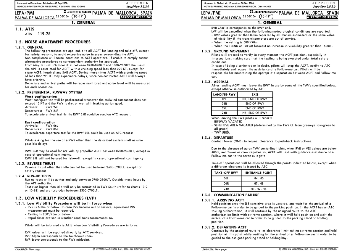 LEPA - spanish_charts - NOTICE: PRINTED FROM AN EXPIRED REVISION. Disc ...