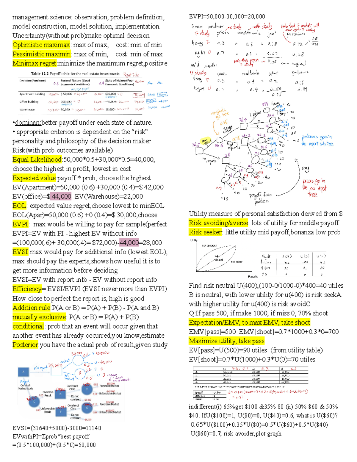 Bu 275 midterm cheat sheet-bu275 midterm cheatsheet - management ...