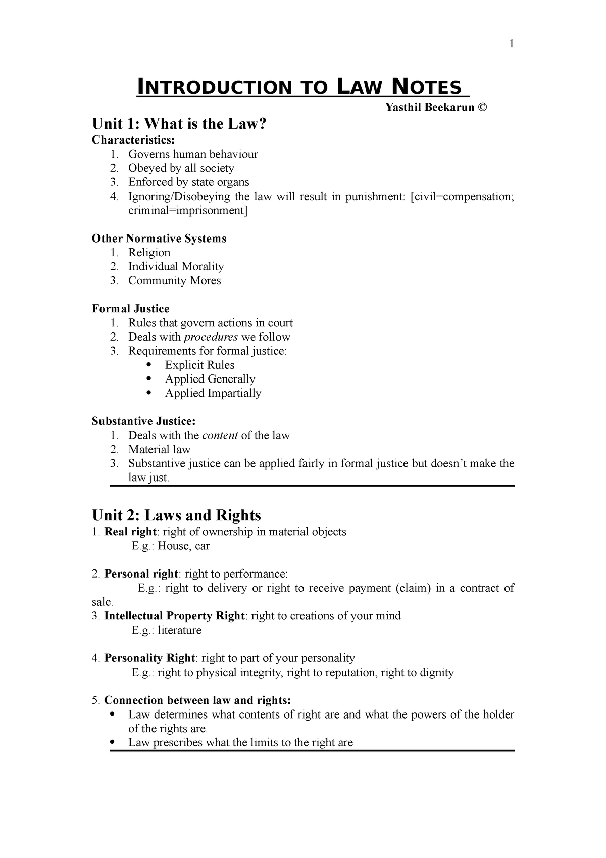 short-notes-on-intro-to-law-introduction-to-law-notes-yasthil