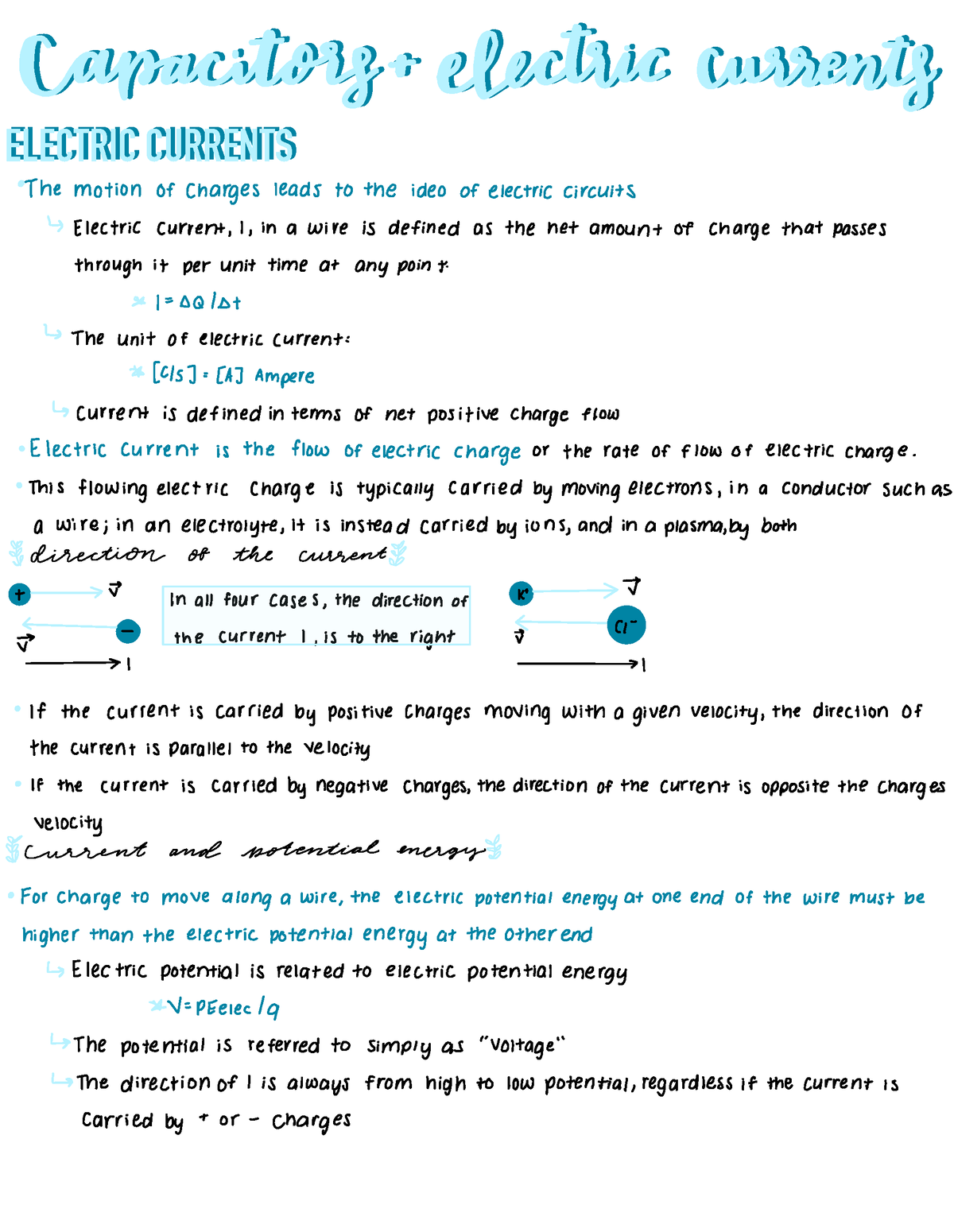 Physics Lecture 15 - PHY 2054 Volker Crede Notes: Capacitors And ...