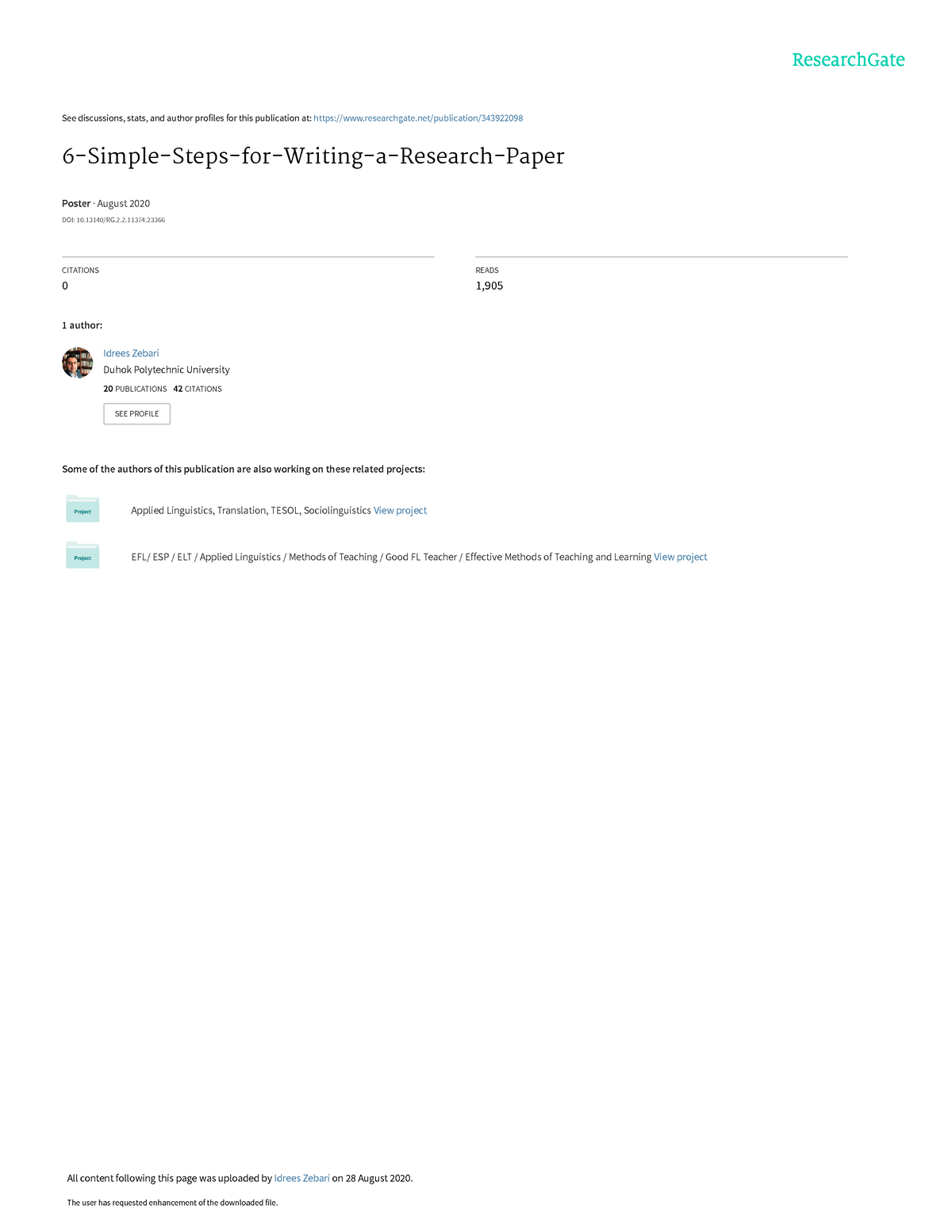 6-simple-steps-for-writing-a-research-paper-see-discussions-stats