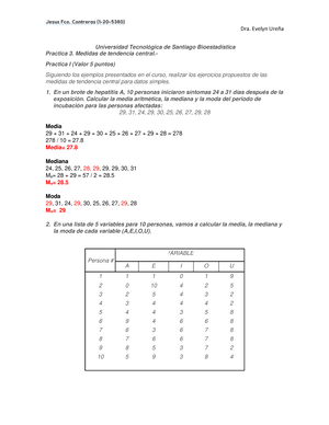 Bioestadística - BIOESTADISTICA - Studocu