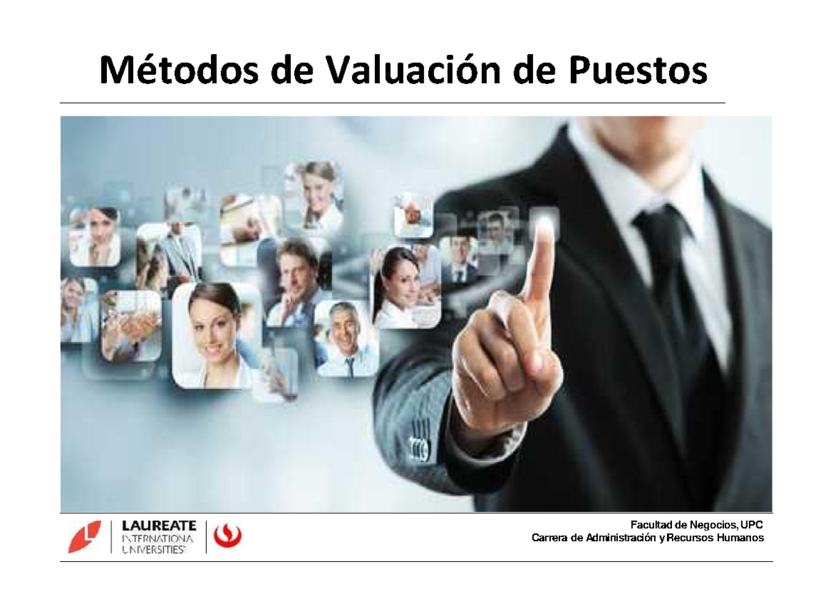 Sesion 6 Valuación DE Puestos 2 - MÈtodos de ValuaciÛn de Puestos