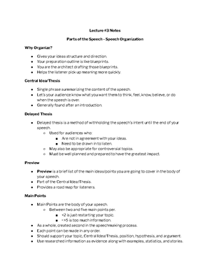 How to Draft - Outline of how to speech - COMM 111 - UofL - Studocu