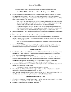 Contracts One-Pager 2023 - Contract needs = mutual assent ...