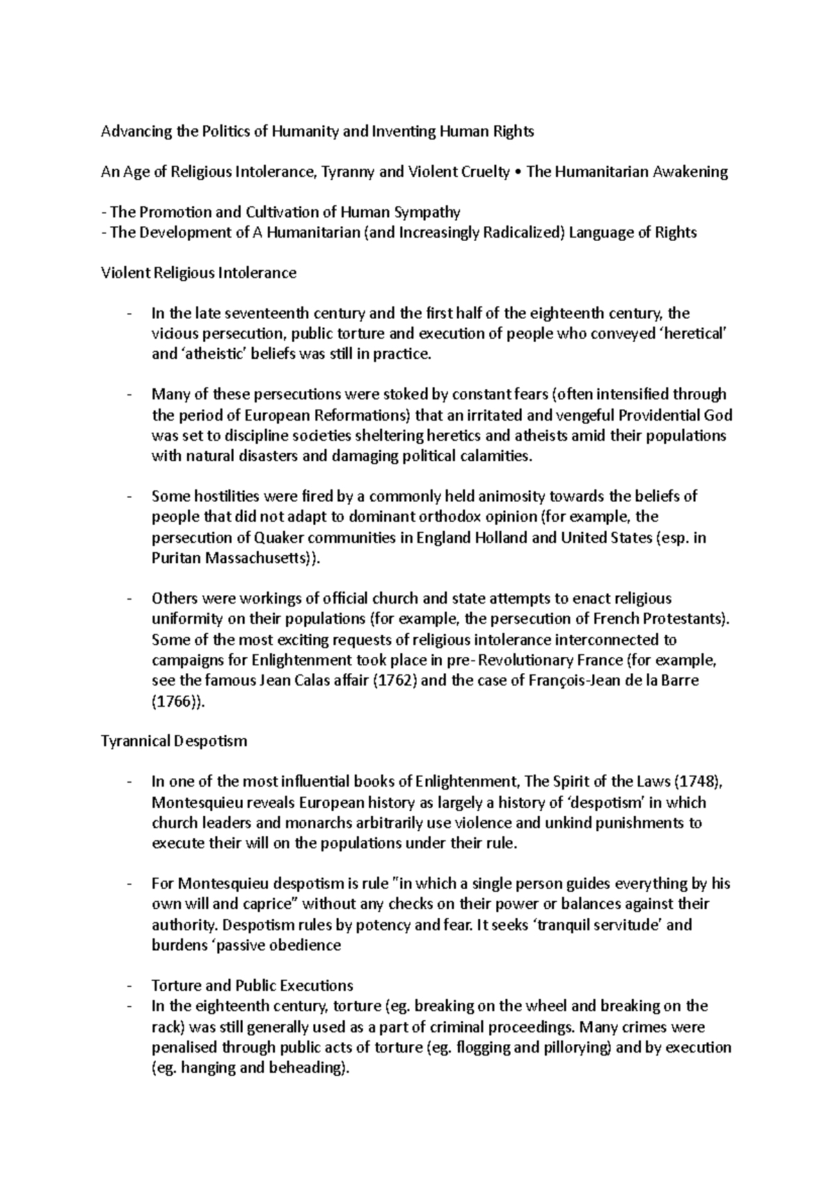 Advancing the Politics of Humanity and Inventing Human Rights - Many of ...