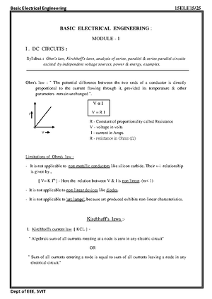 21ELE13set2 - Basic electrical engineering model question paper with ...