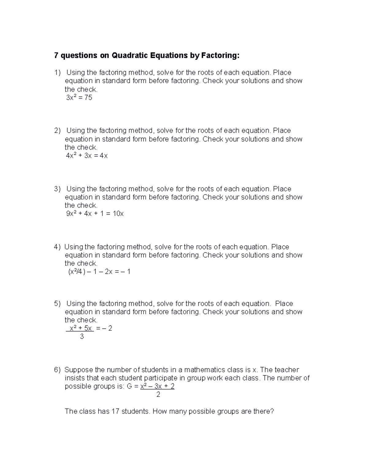Algebra help this is all about the mechanism of computing 7