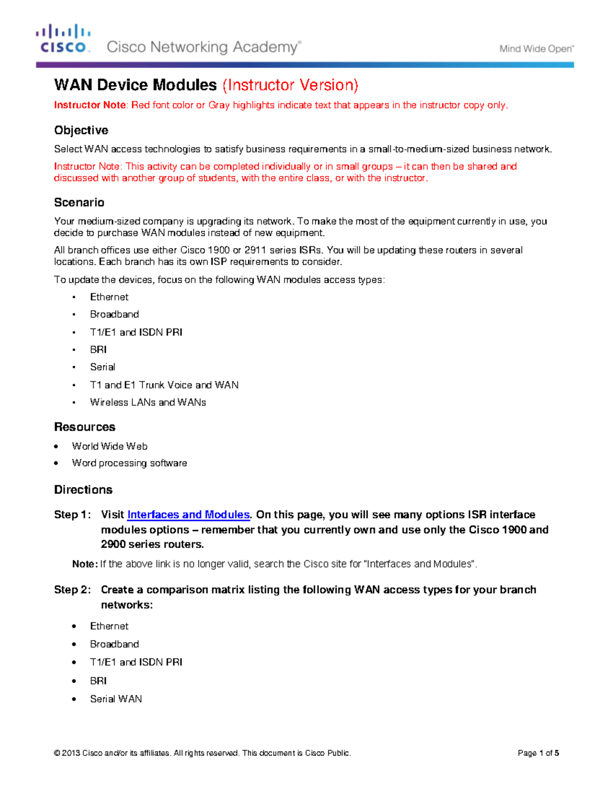 2.3.1.1 WAN Device Modules Instructions - IG - WAN Device Modules ...