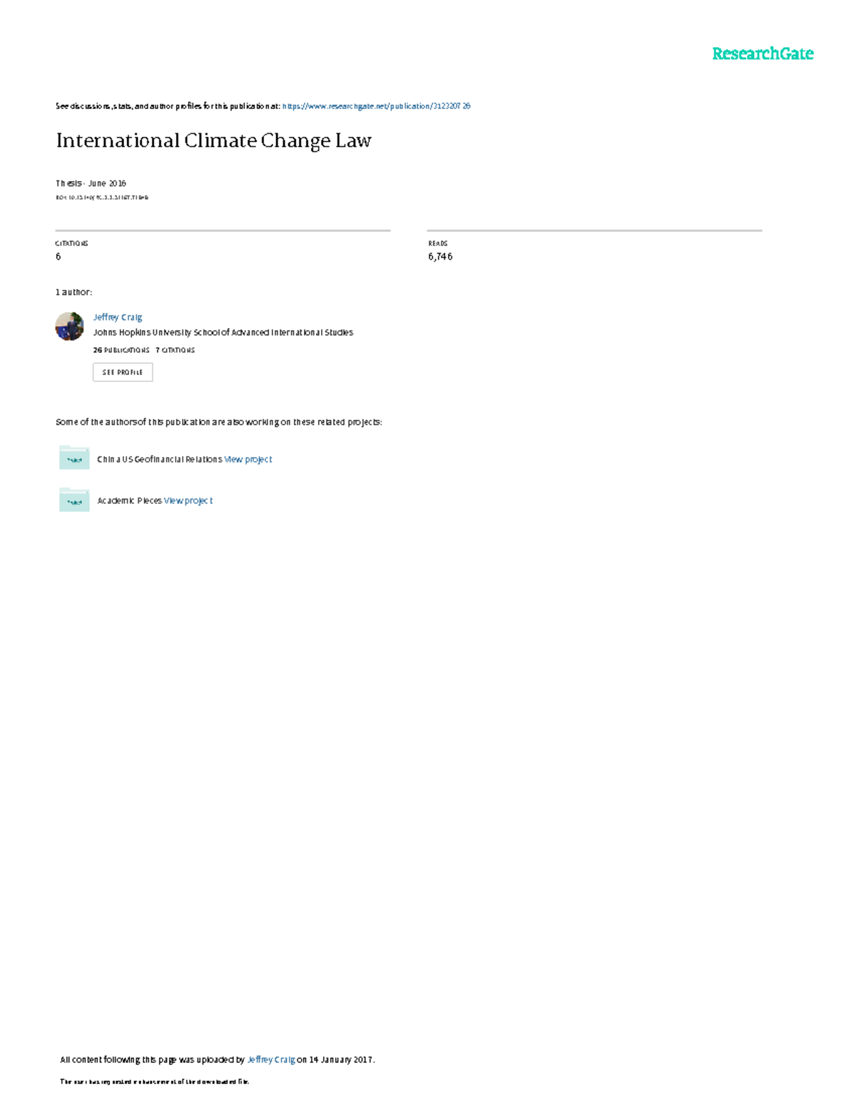 International Climate Change LAW - See discussions, stats, and author ...