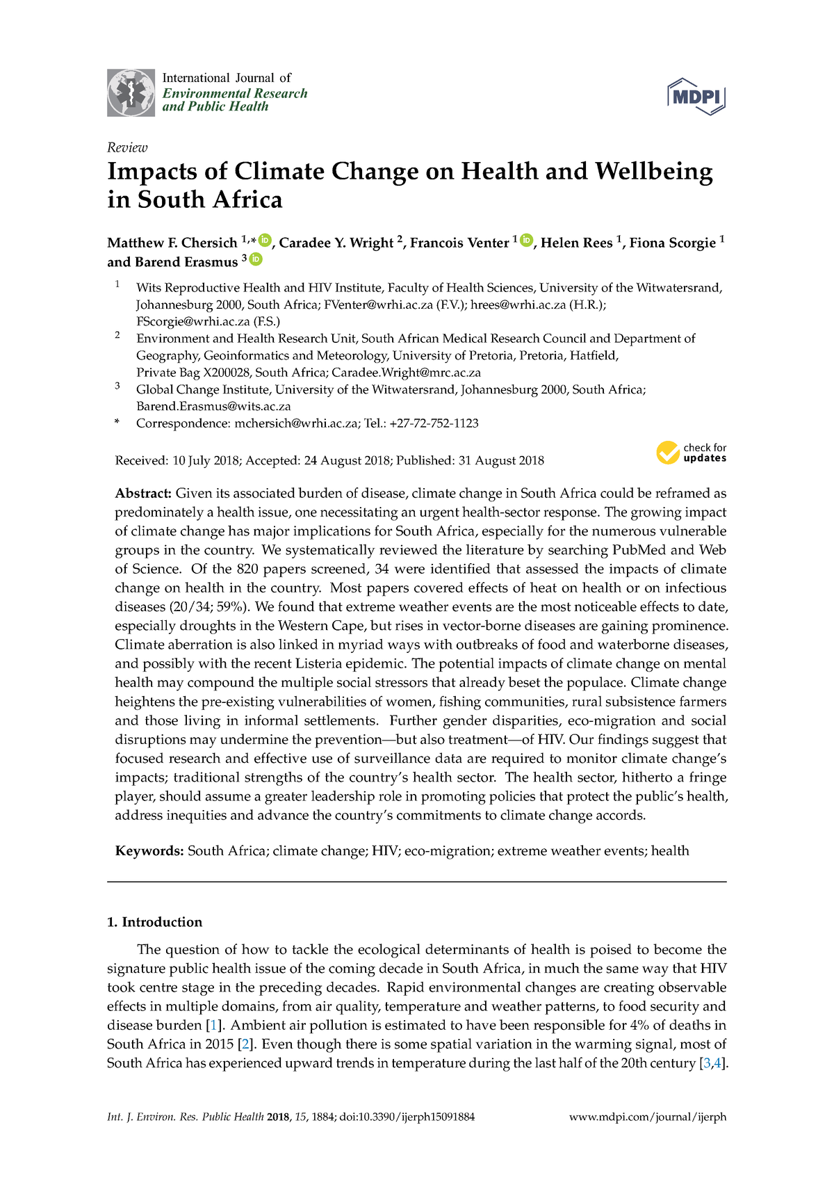 Ijerph-15-01884 - Notes - International Journal Of Environmental ...