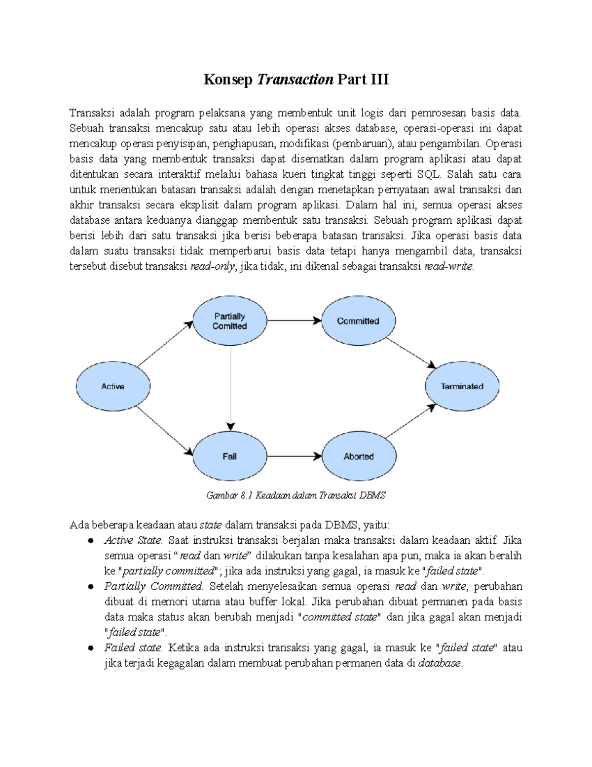 Konsep Transaction Part III - Konsep Transaction Part III Transaksi ...