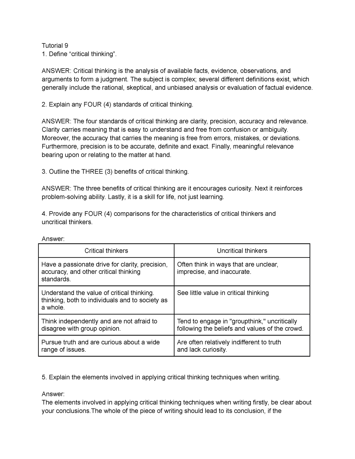 tutorial-9-10-tutorial-9-define-critical-thinking-answer