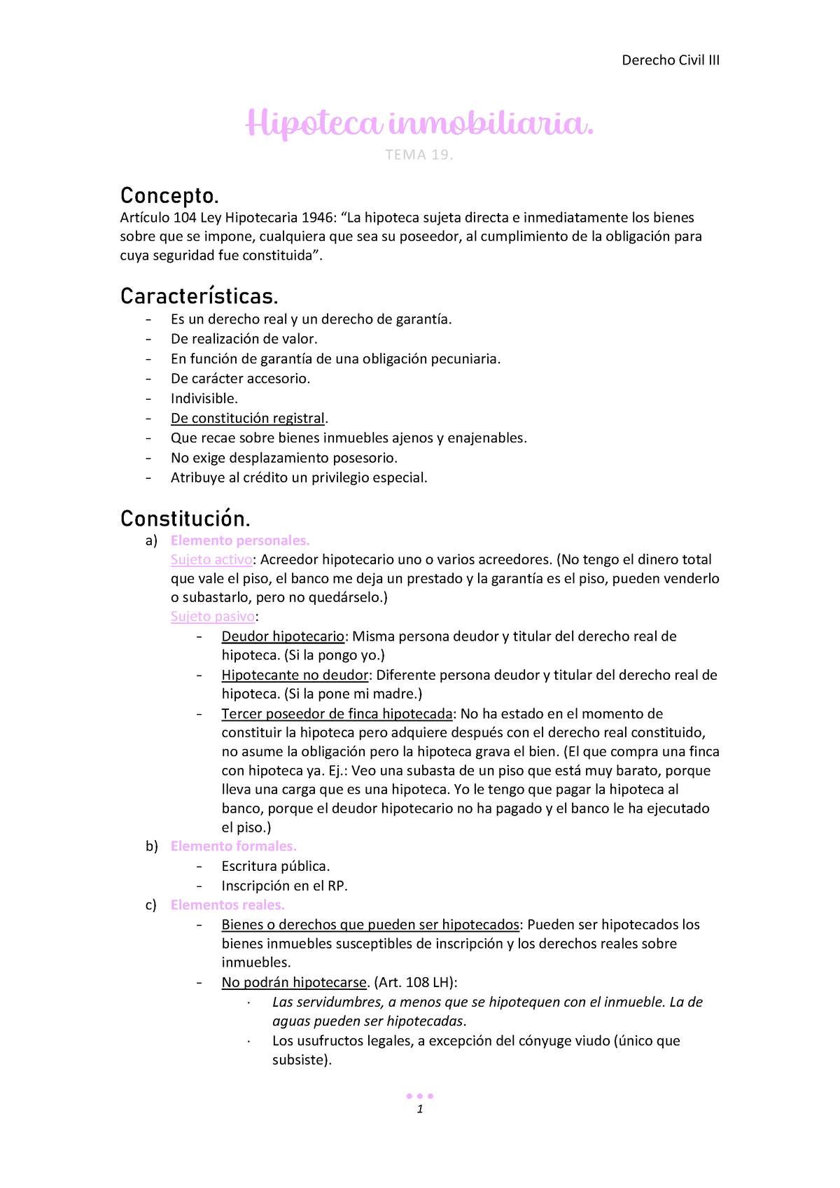 Understanding Real Estate Mortgages: Concept, Characteristics, Constitution, Liability, Abusive Clauses, and Extinction.