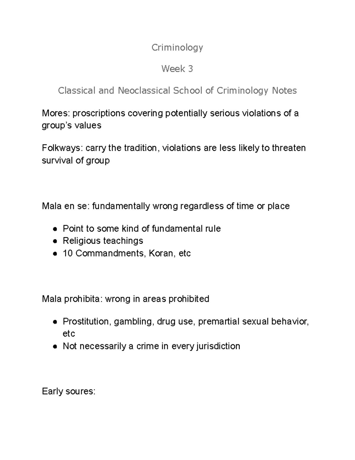 criminology-week-3-notes-criminology-week-3-classical-and