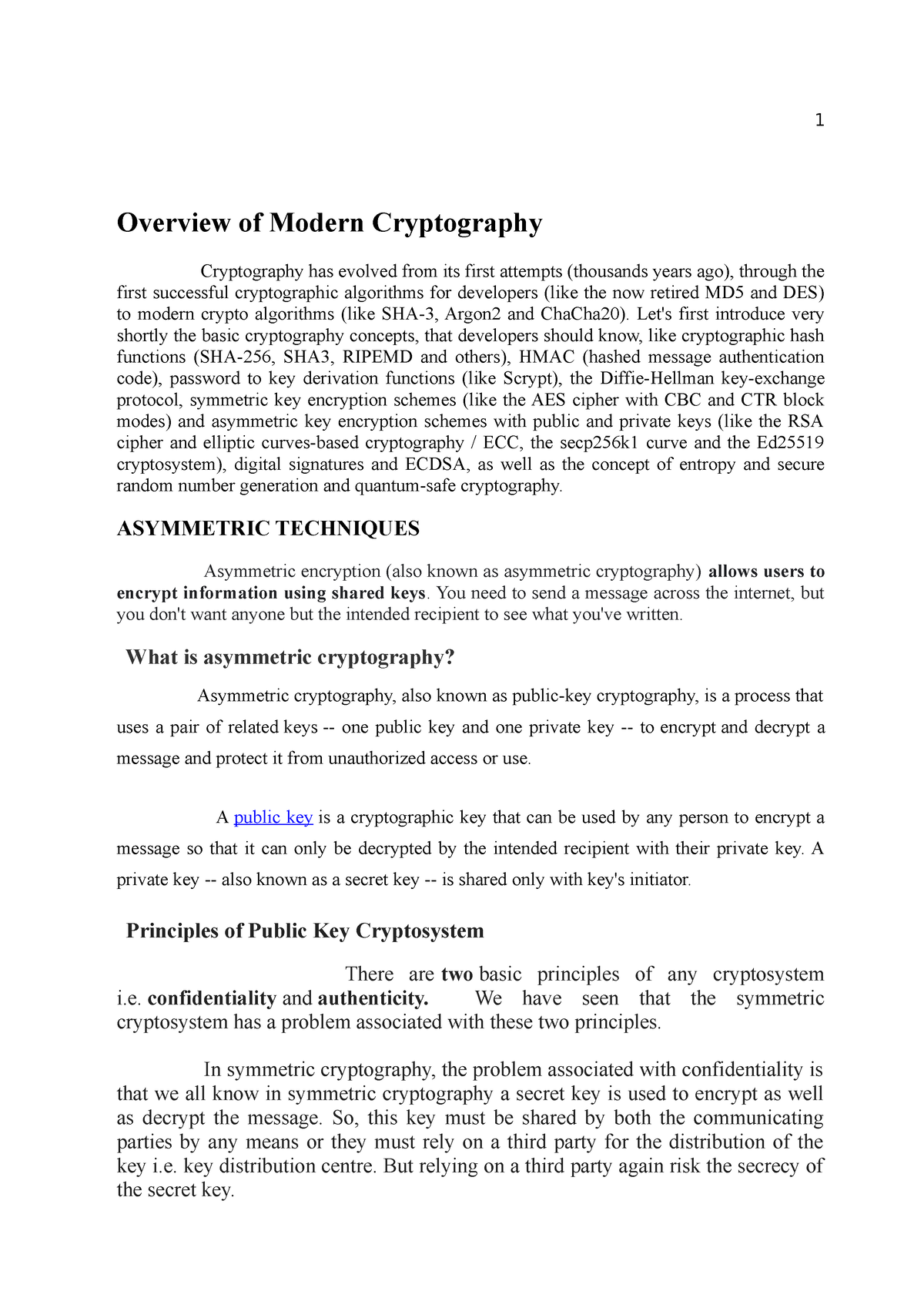 essay topics for cryptography