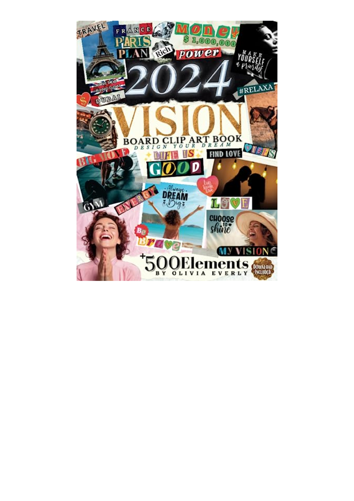 Kindle Online PDF 2024 Vision Board Clip Art Book An Extensive   Thumb 1200 1698 