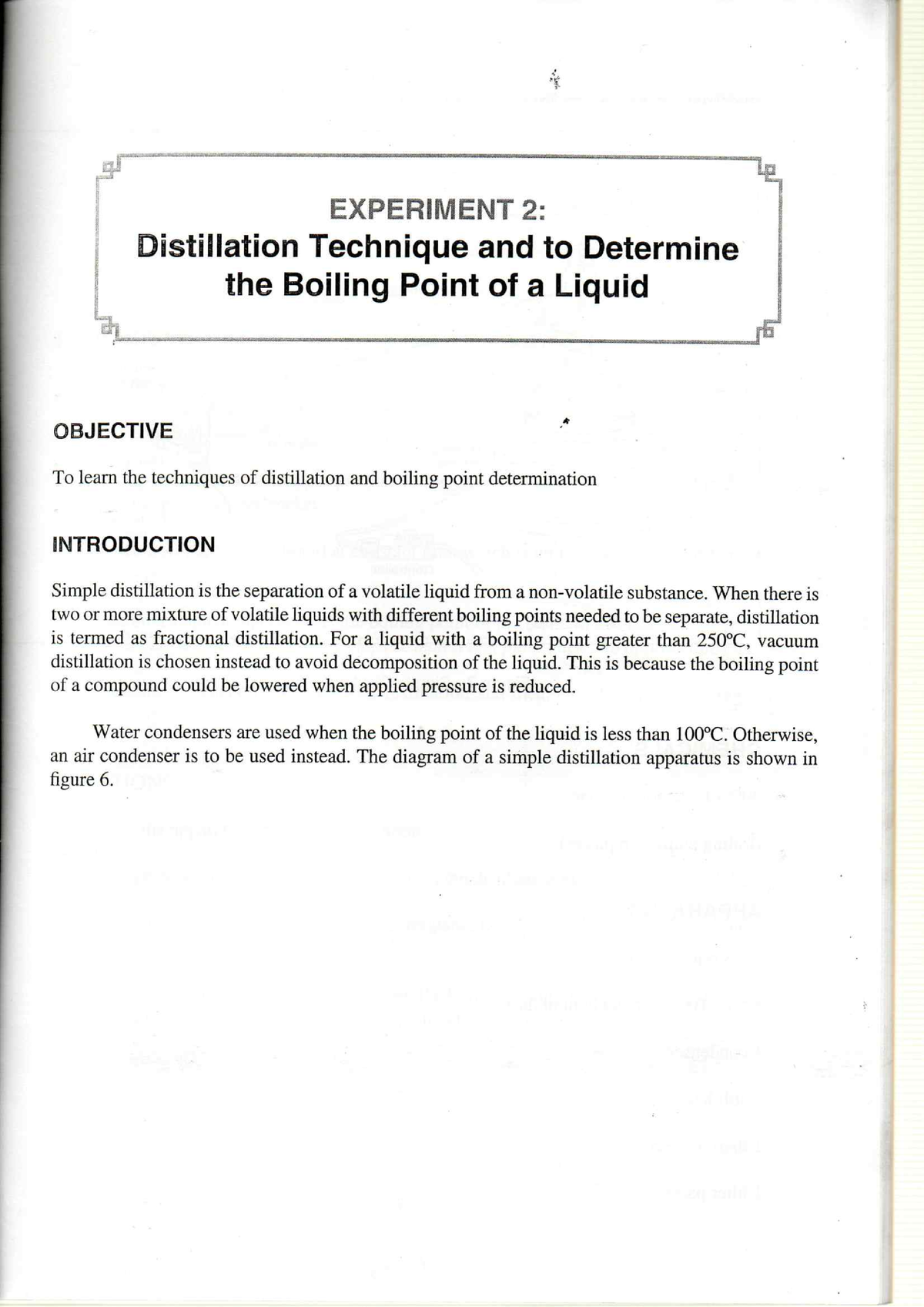 experiment 2.3 chemistry