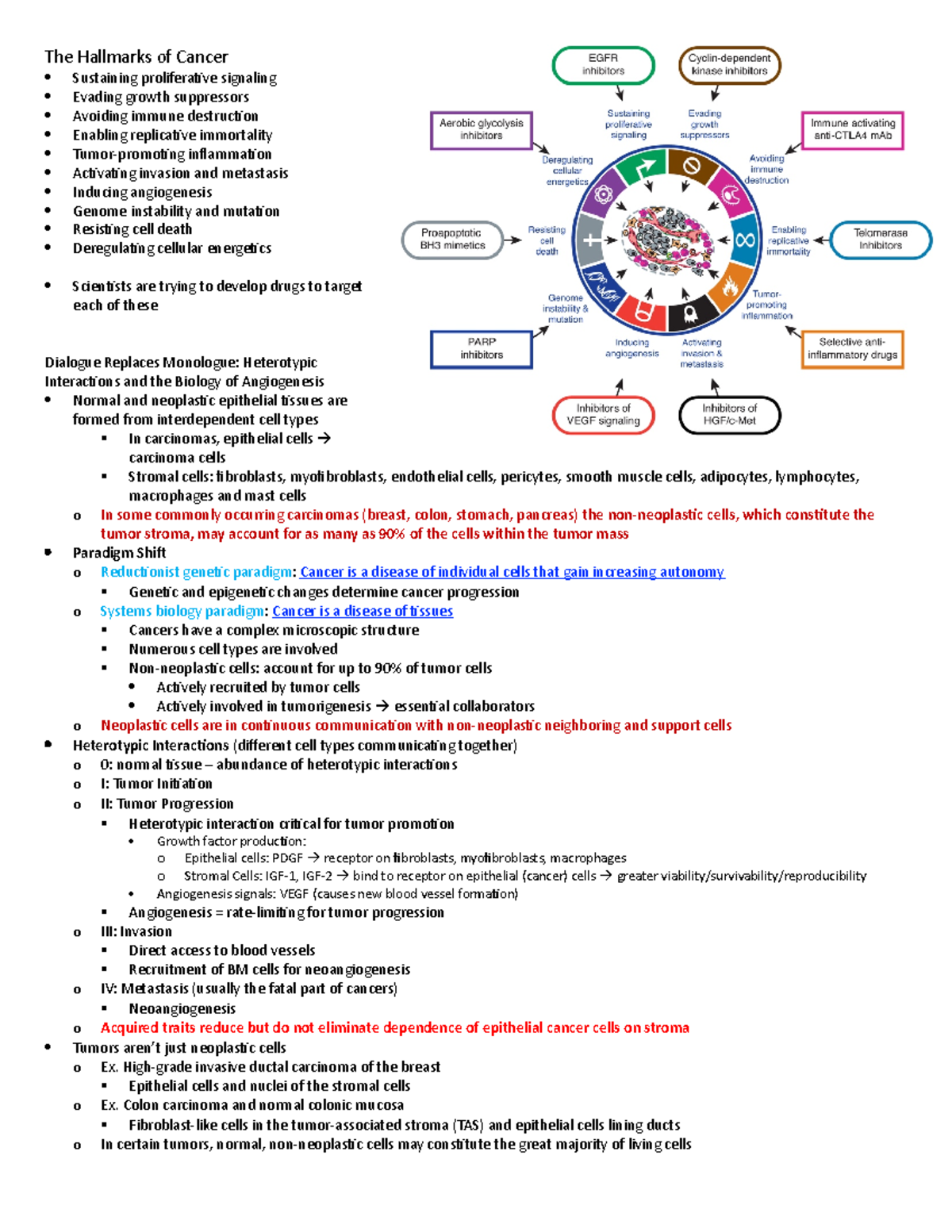 12. The Hallmarks of Cancer - The Hallmarks of Cancer Sustaining ...