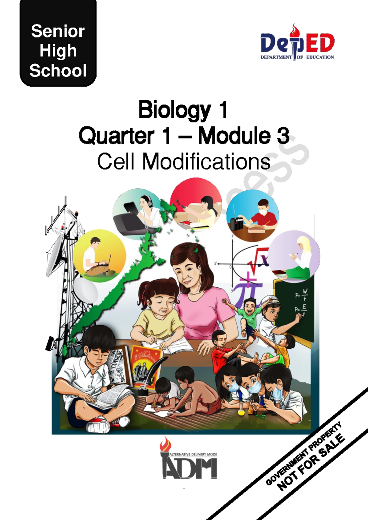 Senior Biology 1 Q1 Module 3 - i Senior High - Studocu