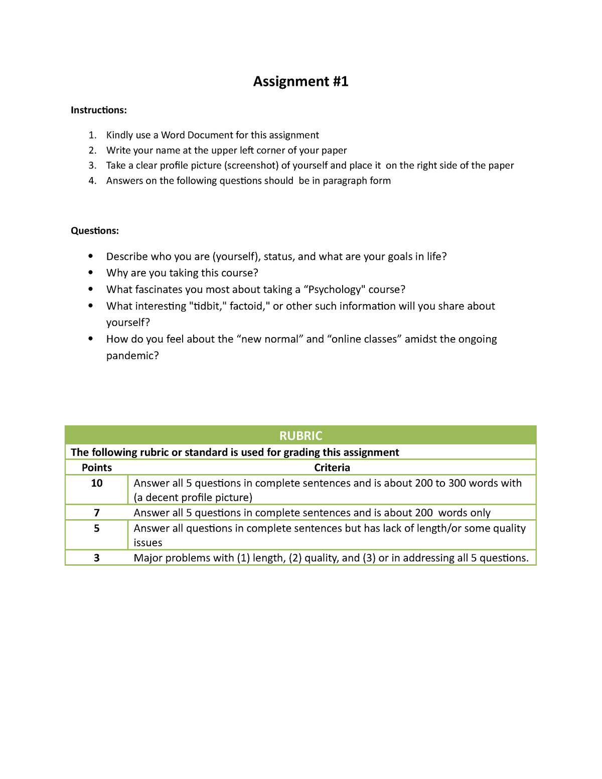assignment of participants psychology definition