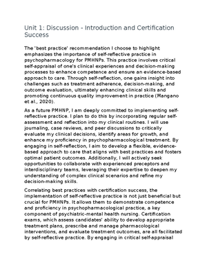 Week 2 NU525 Unit 2 Discussion - Key Functions And Competencies Final ...