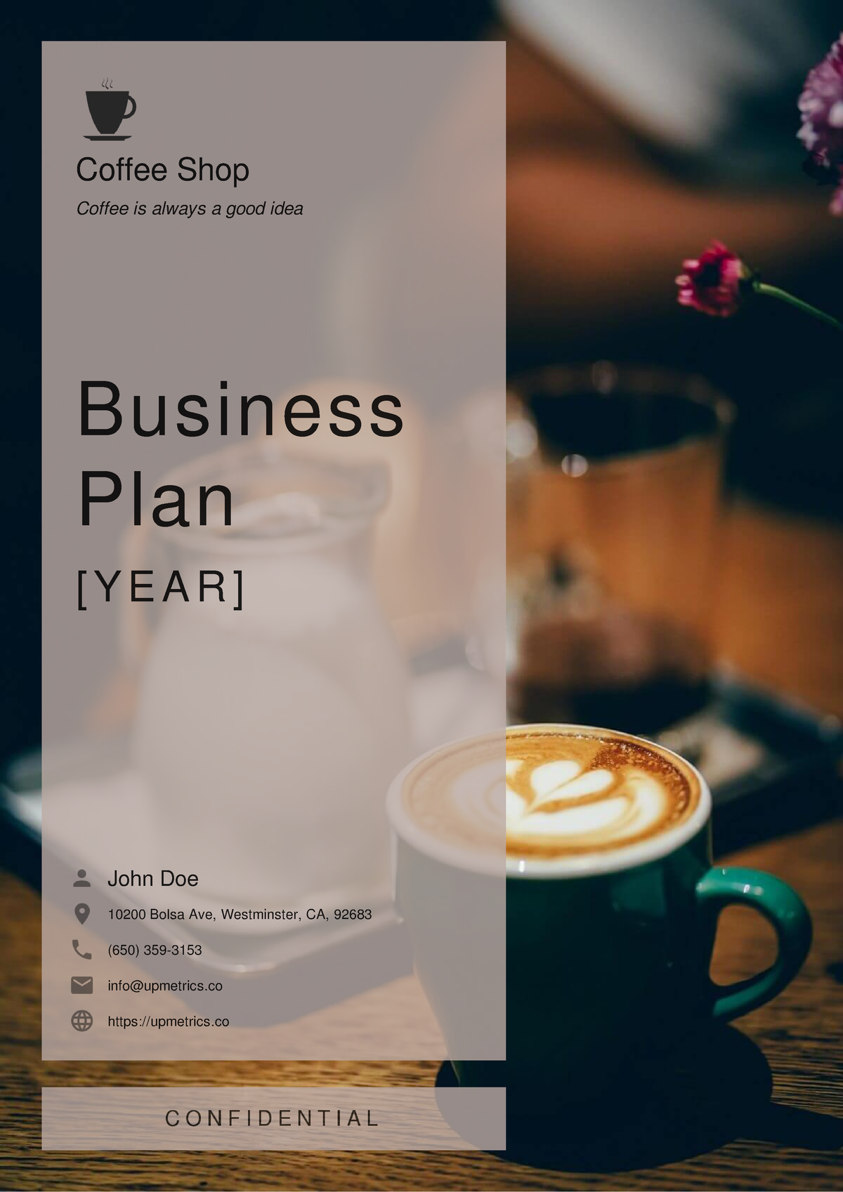 the coffee shop business plan pdf