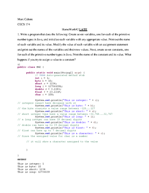 CECS 174 Final EXAM Study Guide - FINALS EXAM STUDY GUIDE Algorithm ...