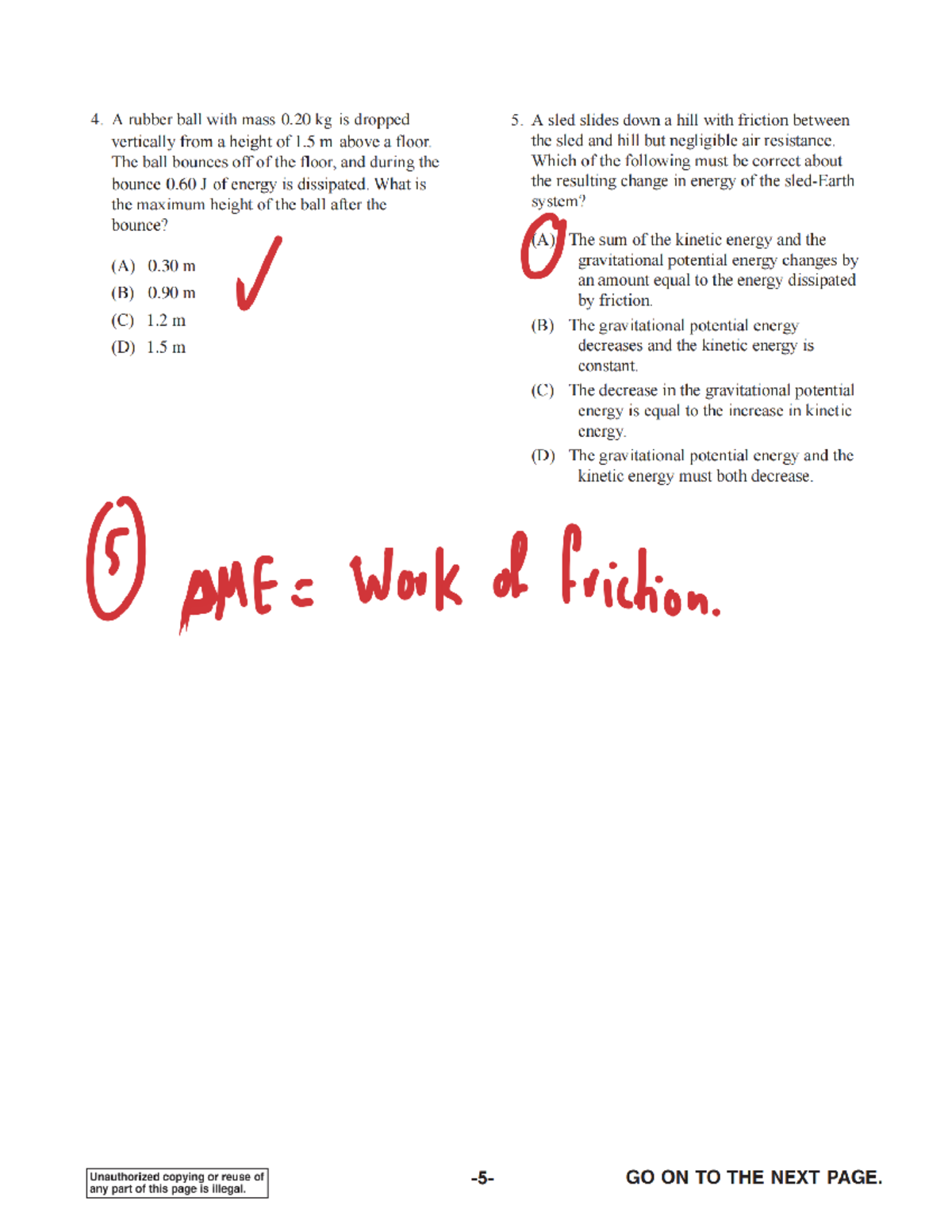 Ap physics 1 2022 practice exam 1 mcq - Computer Networking - Studocu