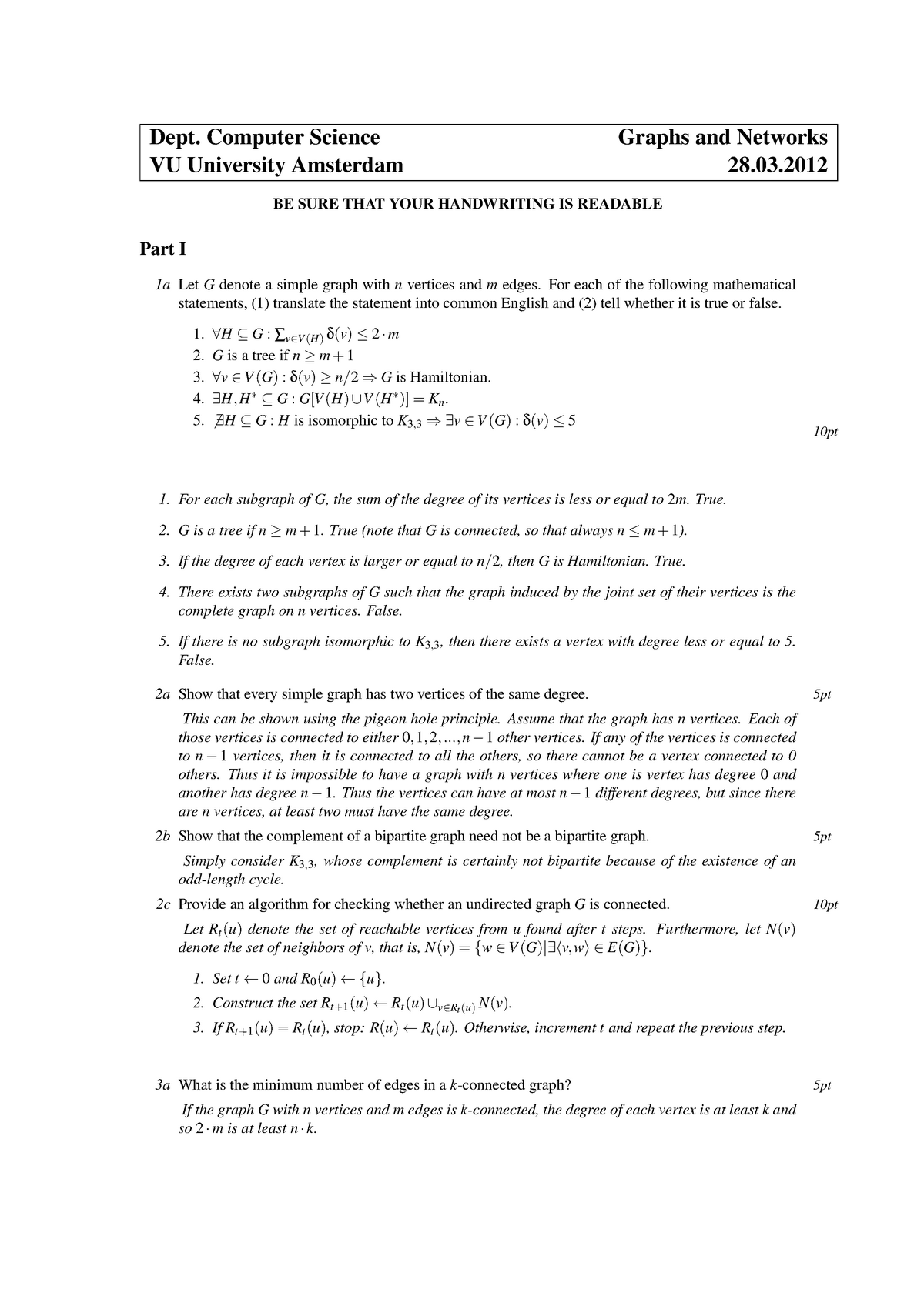 Exam February 12 Questions And Answers Studeersnel