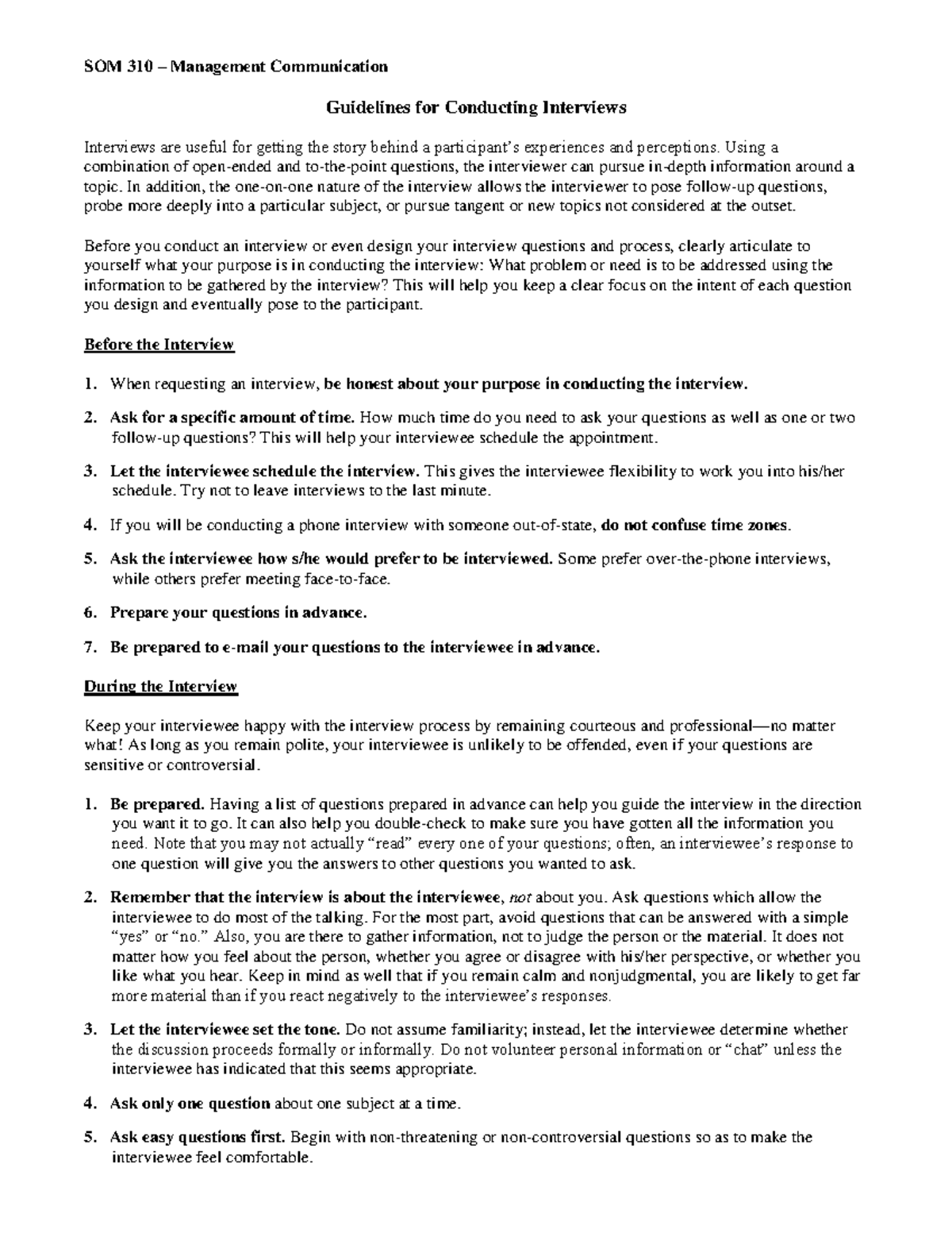 guidelines-for-conducting-interviews-som-310-management