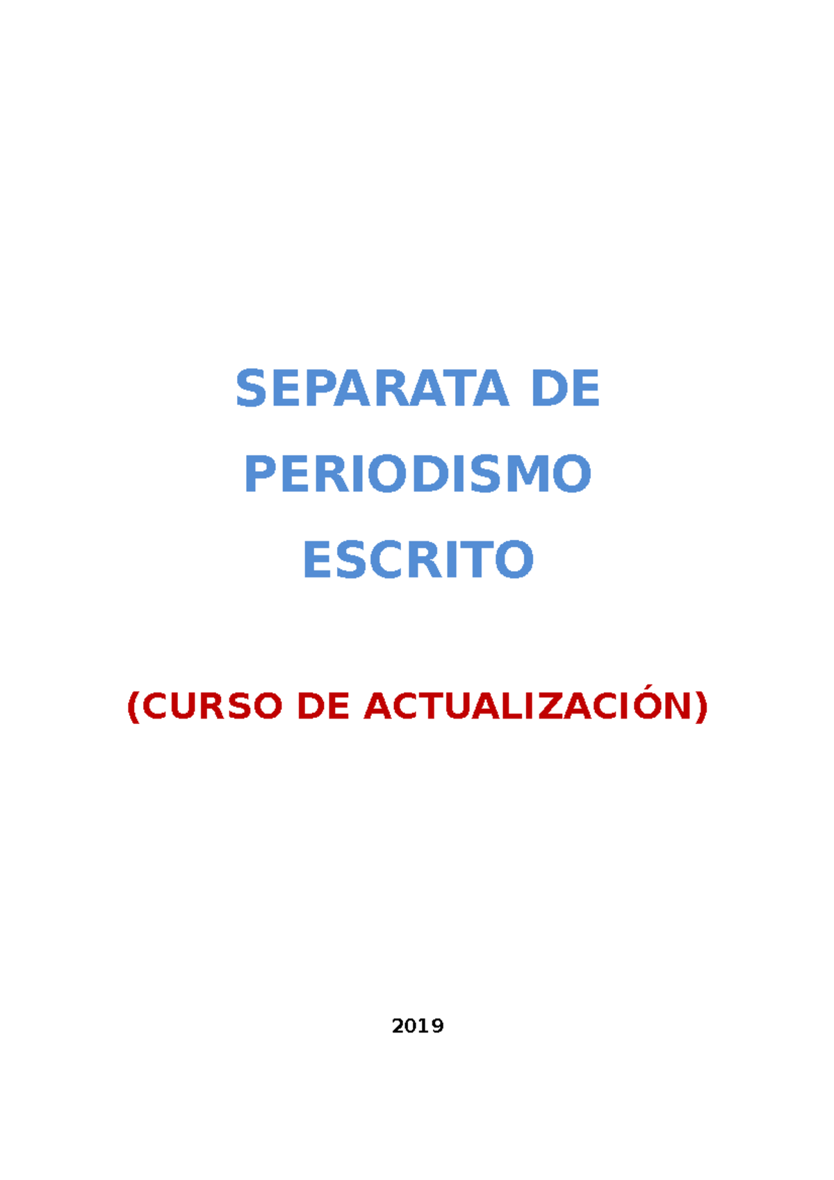 Separata DEL Curso Michel Dancourt - SEPARATA DE PERIODISMO ESCRITO ...