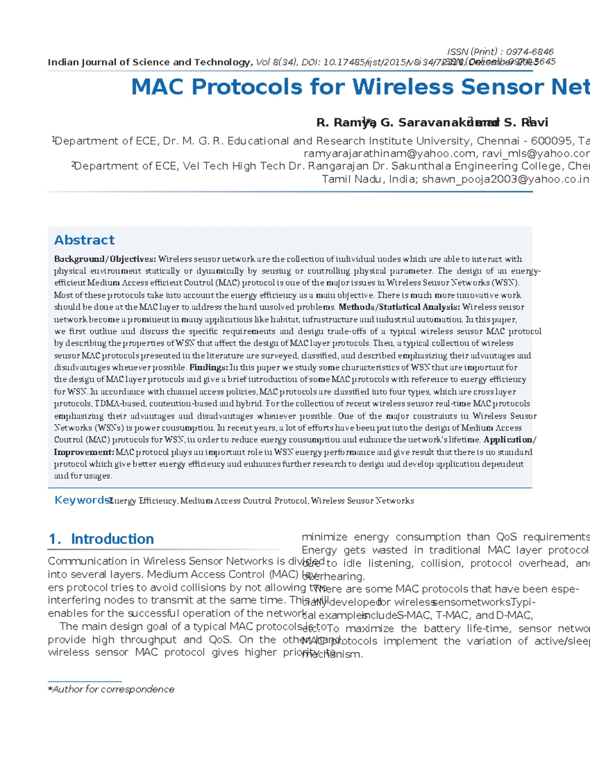 WSN Material - www - WIRELESS SENSOR NETWORKS (Open Elective-IV ...