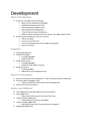 Psy 1010 Final - Important ideas and terms - 5 perspectives on ...
