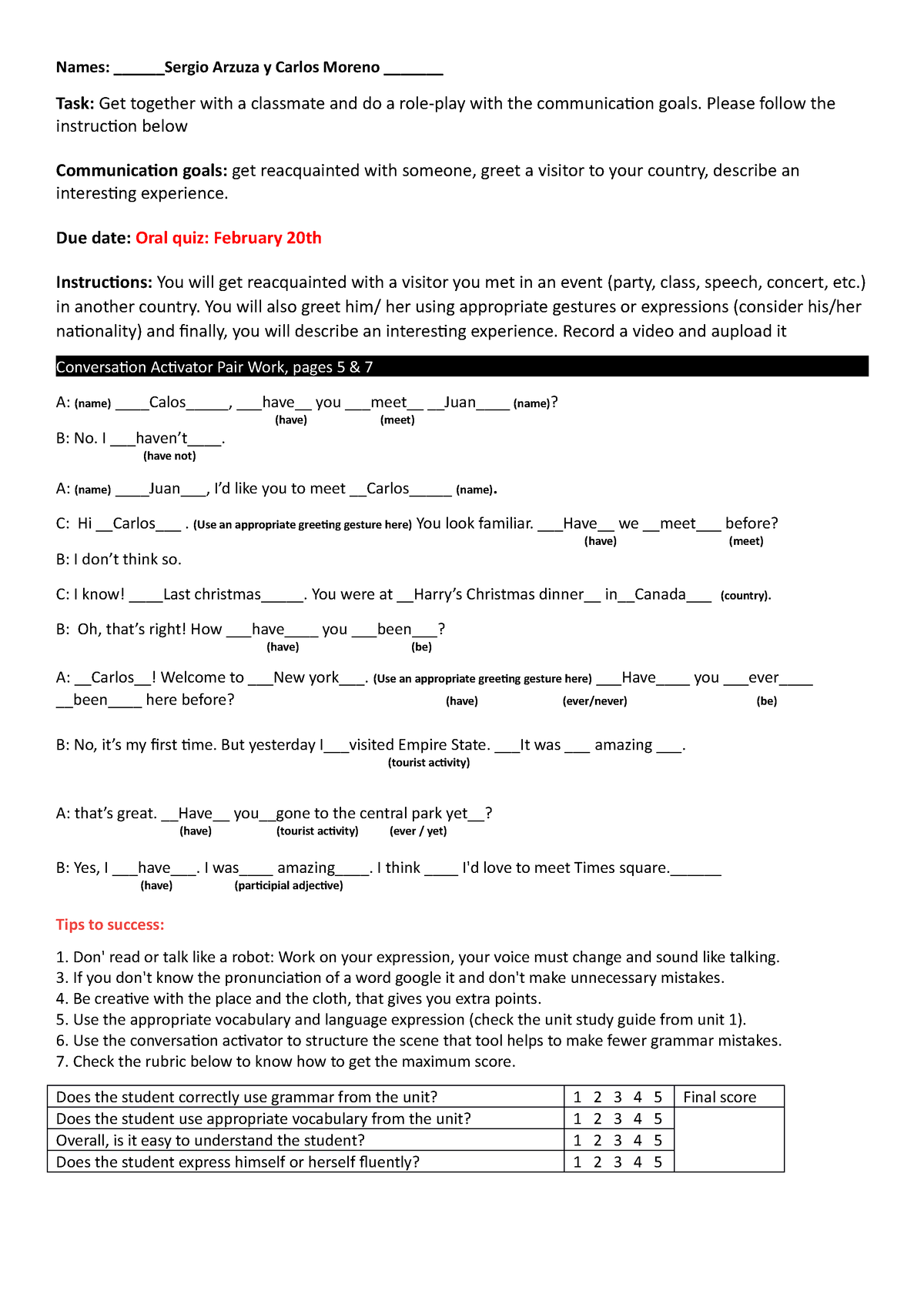 oral-quiz-unit-1-finanzas-names-sergio-arzuza-y-carlos