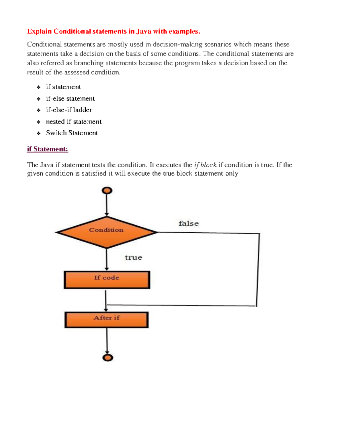 java-tutorials-selection-statements-if-switch