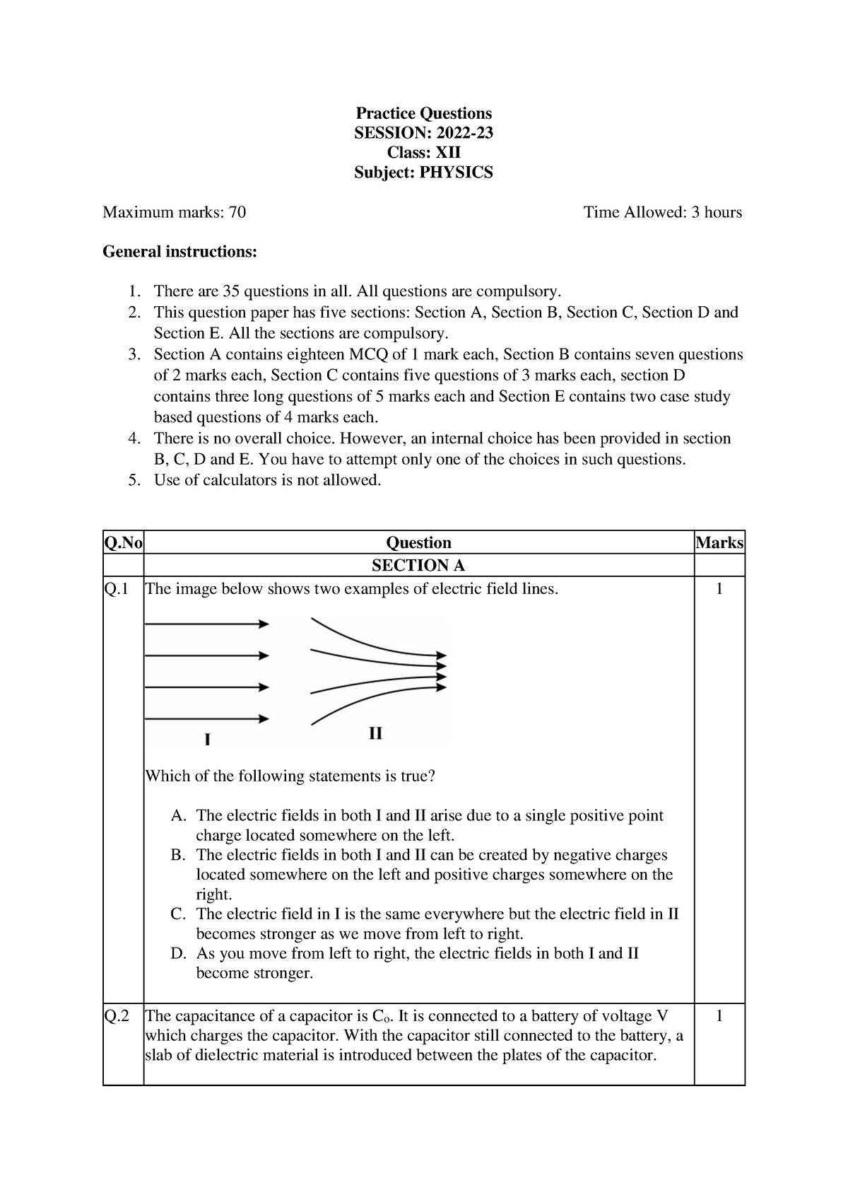 Physics-PQ - Physics Question Bank - Practice Questions SESSION: 2022 ...