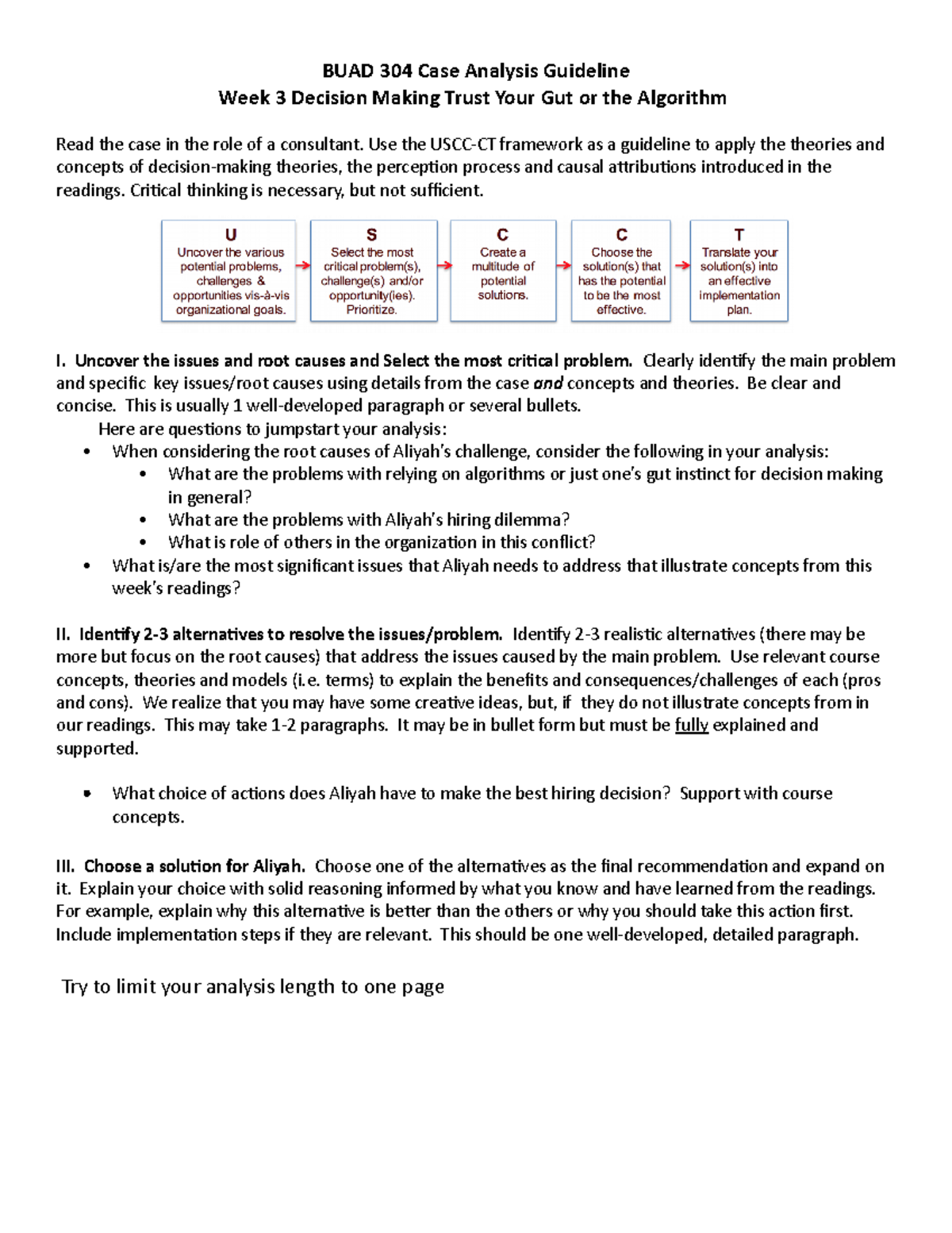 case study trust the algorithm or your gut