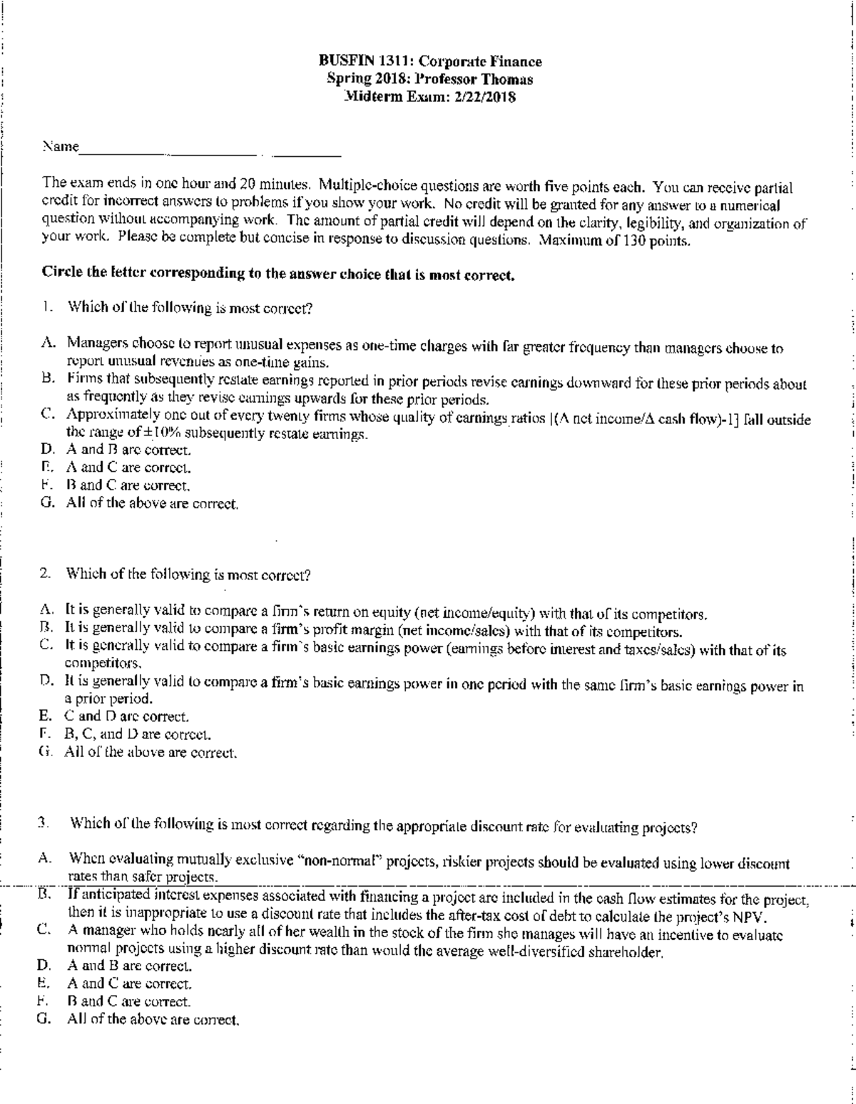 2018 midterm and solution - B ADM 532 - Studocu