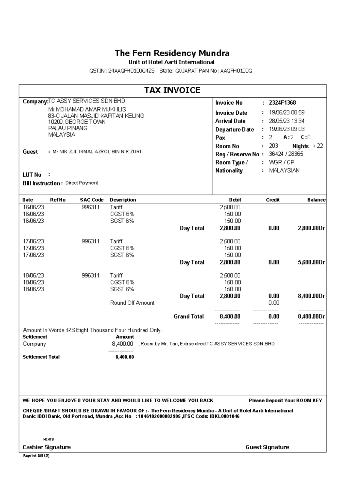 2324F1368 - DGGY - TAX INVOICE TC ASSY SERVICES SDN BHD 203 2 28/05/23 ...